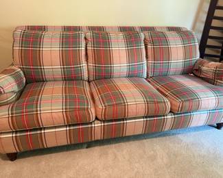 Plaid sofa