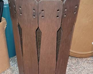 Arts & Crafts wood oak Waste Basket