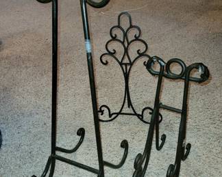 Heavy metal support racks/stands for display
