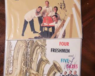 Signed by all ~ the "Four Freshmen" LP's 