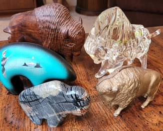 Buffalo herd of all types