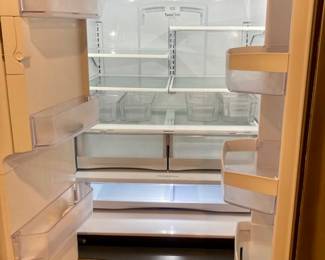 GE French Door Stainless Refrigerator Freezer.