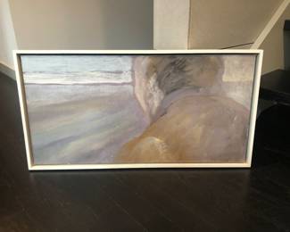 Unsigned - Oil on Canvas - Man at the Ocean