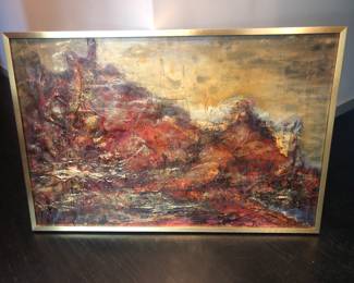 Jean E. Townsend 1998 - Abstract Acrylic on Canvas