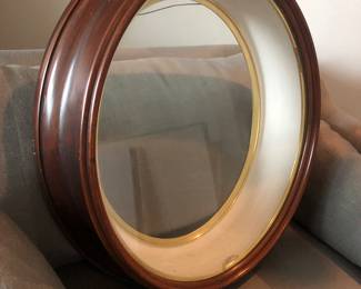 Antique Oval Shadow Frame - From a building torn down on the ISU campus in Bloomington IL.