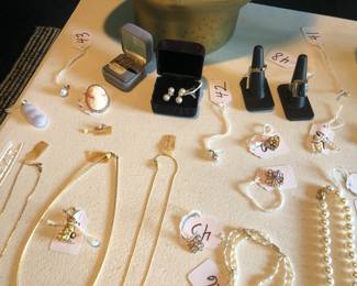 An assortment of 10K, 14K, and 18K gold Jewelry 