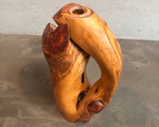 K. Adams - Cedar Wood Vase 