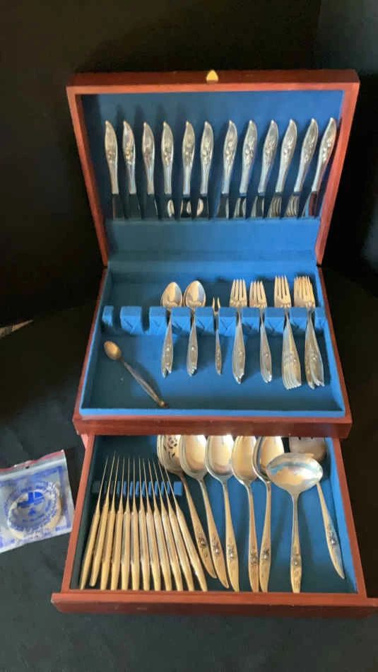 Belle Rose Sterling Silver Set