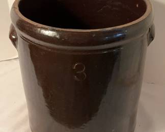 Dark Pottery Pot