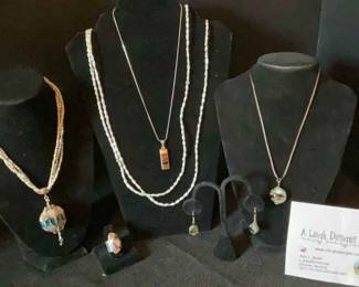 Sterling Silver And Pearls 