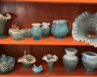Fenton Blue Glassware Collectibles #2