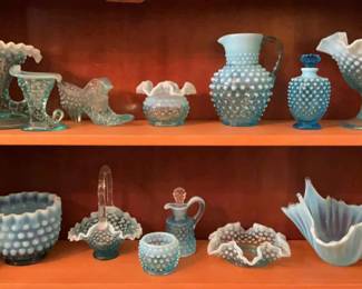 Fenton Blue Glassware Collectibles 1 