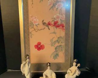 Asian Print Figurines 
