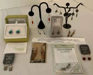 Labradorite And Other Earrings