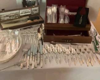 Silver Plated Serving Lot