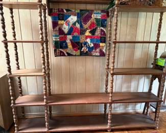 Mid century modern shelving unit.