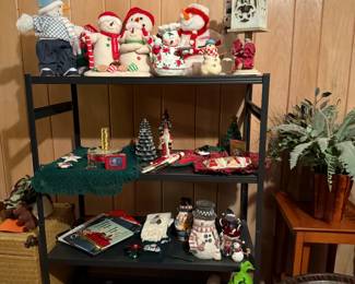 Christmas decorations in excellent shape.