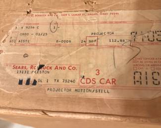 Vintage reel to reel projector
