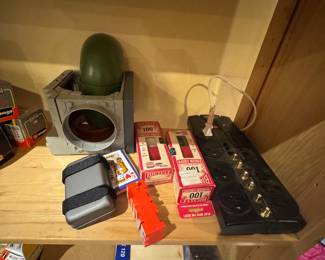 Poker chips, Bicycle playing cards, card shuffler 