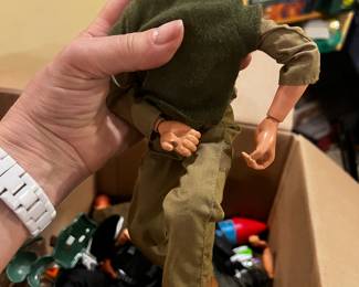 G.I. JOE action figures with gear