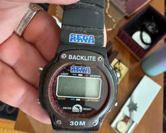 SEGA sport 30m backlit watch