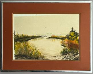 Watercolor original art on paper