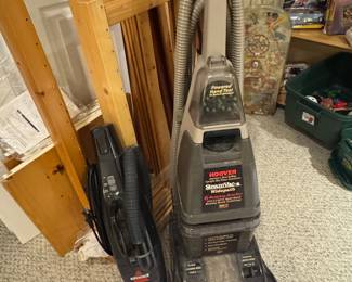 Hoover SteamVac Carpet Cleaner and Bissell Easy Vac Upright Vacuum, Heavy-Duty Floor Care

