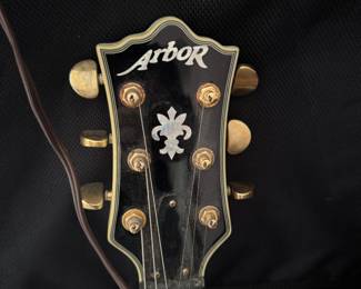 Arbor Post-Lawsuit Era Single Cut-Style Electric Guitar (1980s, Antique White)