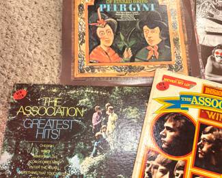 Vintage Vinyl Records Lot – The Association, Peer Gynt, and 1960s-70s Classics