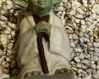 Vintage Star Wars Yoda PVC Figure – Jedi Master Collectible Statue

