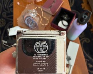 Fossil Big Tic JR-8539 watch stainless steel water resistant 165 ft