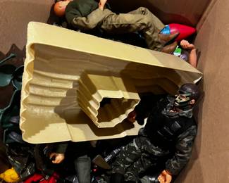 G.I. JOE action figures with gear