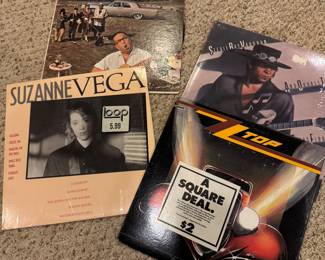 Classic Rock and Vintage Vinyl Records - ZZ Top, Suzanne Vega - Always In demand: Stevie Ray Vaughan

