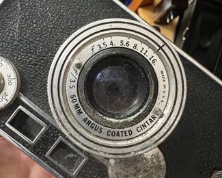 Argus C3 coated cintar camera