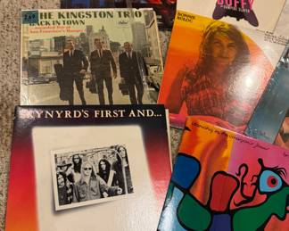 Vintage Vinyl Record Lot – Lynyrd Skynyrd, Kingston Trio, Buffy, Darkman, Bonnie Koloc & More – Classic Rock & Rare Soundtracks