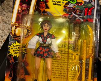 1993 TMNT April Movie III Action Figure – Playmates – MOC Sealed with Accessories