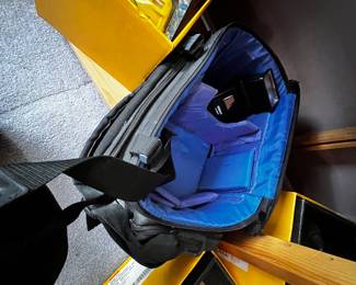 Canon EOS 10s camera with case and flash