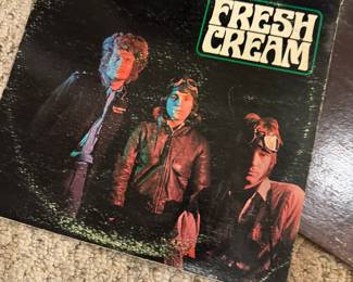Vintage Cream Vinyl – Fresh Cream Album Featuring Clapton, Bruce & Baker

