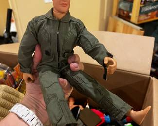 G.I. JOE action figures with gear