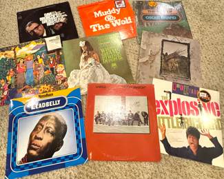 Blues & Classic Rock Vinyl – Dave Brubeck, Muddy Waters, Lead Belly, Little Richard