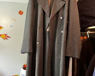 Army felting wool officer coat