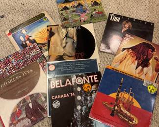 Talking Heads, Tina Turner, Belafonte, Charles Ives & More – Eclectic Vinyl Record Collection