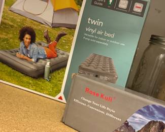 Camping Gear Bundle, Air Bed, Tent Accessories, Rose Kuli Outdoor Equipment

