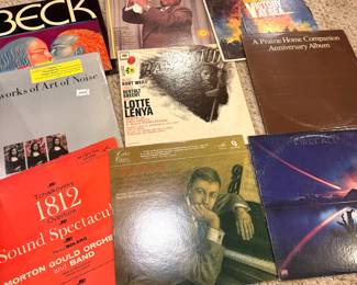 Vintage Vinyl Record Lot – Beck, Louis Armstrong, Firefall, Tchaikovsky, Art of Noise & More – Jazz, Classical & Rock Collection