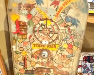 Retro State Fair Bagatelle Pinball Game
