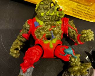 Vintage TMNT 1990 Mutagen Man Action Figure – Playmates Toys – Rare Gross-Out Villain