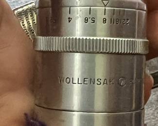 Vintage Wollensak Raptar 3" Cine Telephoto lens