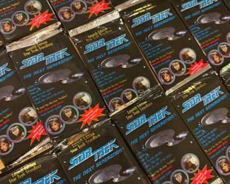 Star Trek Trading Cards, The Next Generation Sealed 90s Impel Packs