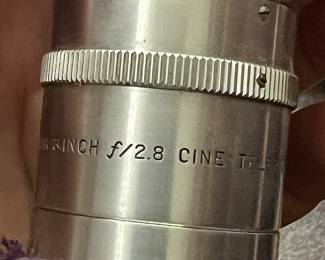 Vintage Wollensak Raptar 3" Cine Telephoto lens