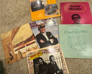 Classic Rock & Soul Vinyl Records Lot – Stevie Wonder, Pete Townshend, Yardbirds